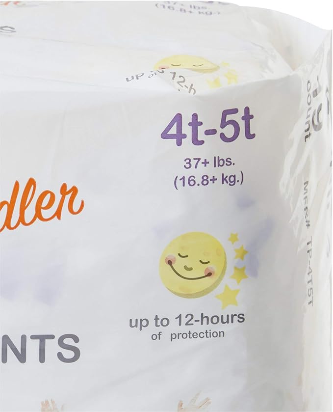 McKesson Toddler Training Pants, Size 4T to 5T (Over 37 lbs), 19 Count, 4 Packs, 76 Total