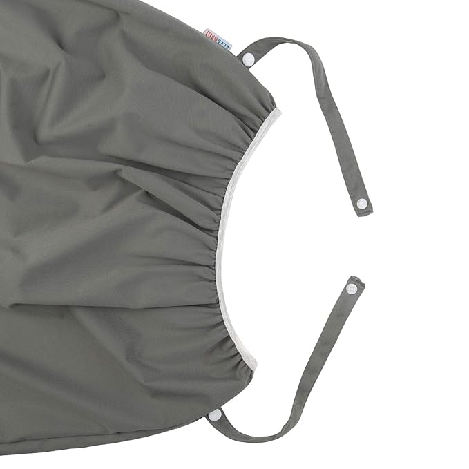ALVABABY Reusable Diaper Pail Liner for Cloth Diaper,Rubbish Bag,Laundry,Kitchen Garbage Cans (Black Grey, Small Size：5 Gallon) LLS-B2629