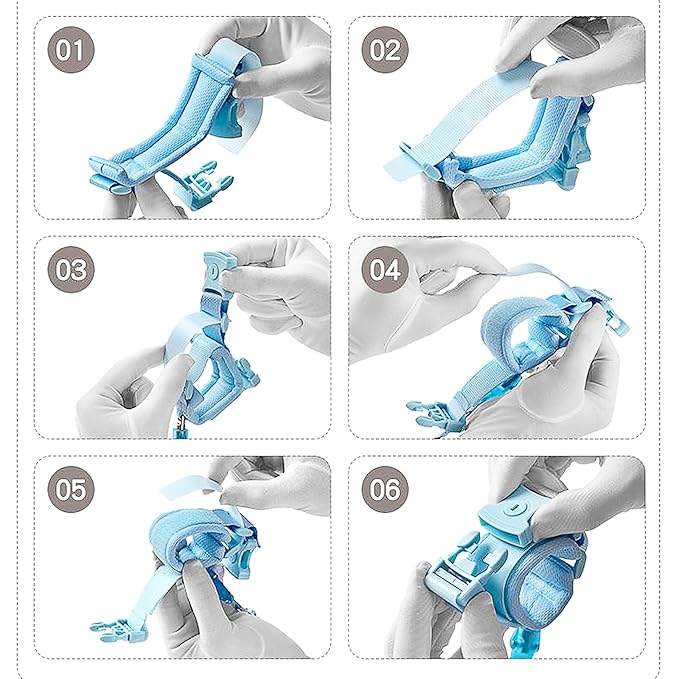 2PCS Anti Lost Wrist Link Safety Wrist Link with Key Lock, Child Leash with Whistling Suitable for Children, Infants and Children Safely