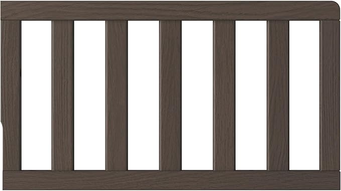 Child Craft Toddler Bed Guard Rail Converts London and Hampton 4-in-1 Convertible Crib into Toddler Bed, Made of Pinewood, Non-Toxic Finish (Dapper Gray)