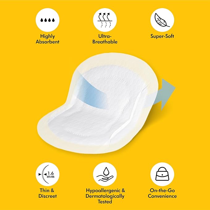 Medela Ultra-Breathable Nursing Pads, Highly Absorbent, Super Soft, Discreet Design for Comfortable Wear, Pack of 360