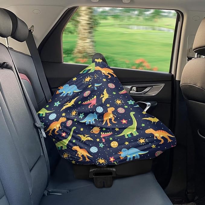 Belidome Dinosaur Breastfeeding Cover Cute Nursing Cover Up for Breastfeeding Stretchy Comfy Nursing Shawl for Women