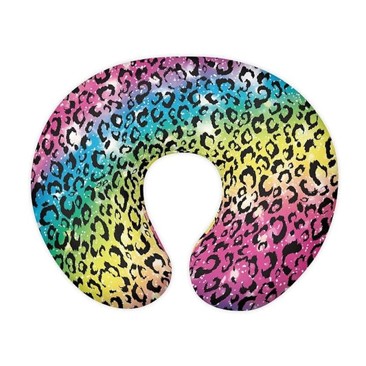 Nursing Pillow Cover with Hidden Zipper Colorful Leopard Skin Friendly for Moms/Baby Nursing Pillow Cover Stretchy Removable Cover for Breastfeeding Pillows