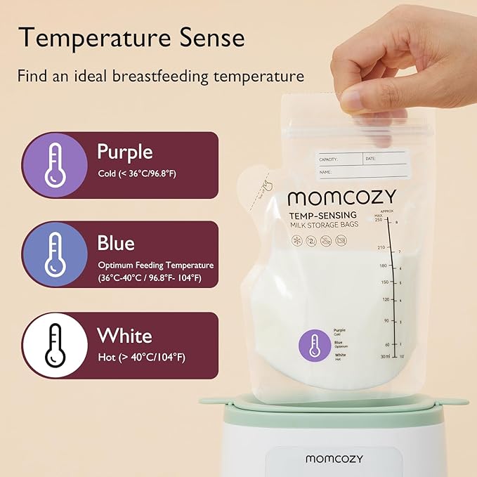 Momcozy Bottle Warmer & Momcozy Breastmilk Storage Bag 8Oz