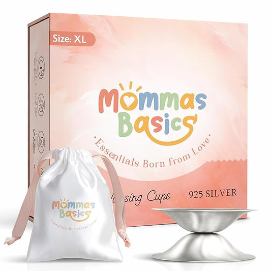 925 Silver Nipple Cups | Nipple Covers for Breastfeeding, Nursing Cup & Nipple Shields for Breastfeeding Newborn | Silver Cups, Breast Shield & Breastfeeding Essentials