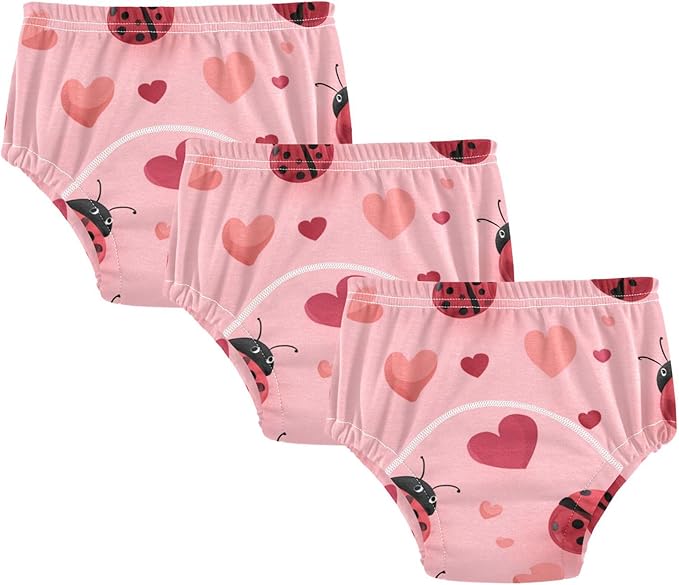Toddler Potty Training Underwear Cotton Absorbent Soft Baby Girl Boy Potty Training Pant 2t-5t