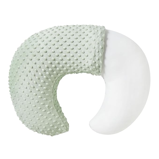 Nursing Pillow Cover, Breastfeeding Pillow Slipcover Snugly Fits for Nursing Pillow for Baby Boys and Girls, Premium Quality Microfiber, Ultra Soft Comfortable (Green)