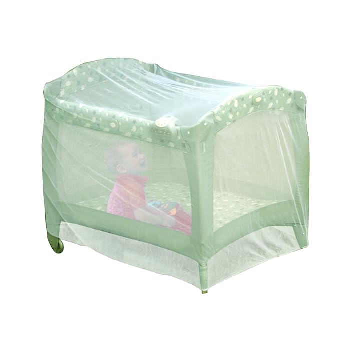 Nuby Pack N Play Universal Size Mosquito Net Tent, White