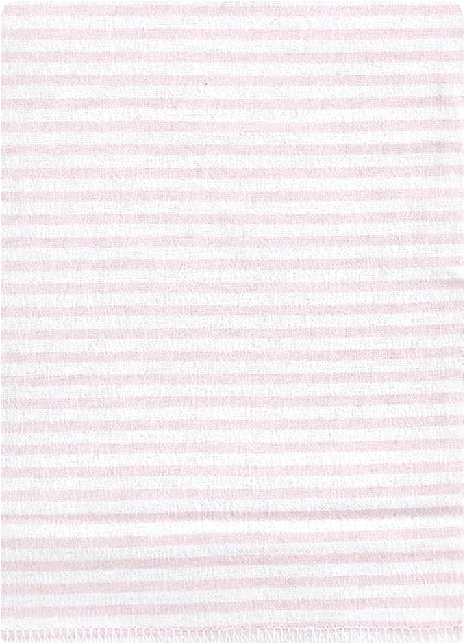 Hudson Baby Unisex Baby Cotton Flannel Burp Cloths Bundle, Citrus Orange, One Size