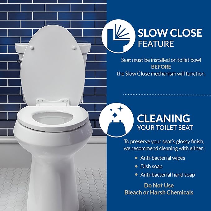 Next Step Toddler Toilet Seat, Insert Only For Use With NextStep2 Toilet Seat, Slow Close, Removable, Round, Blue
