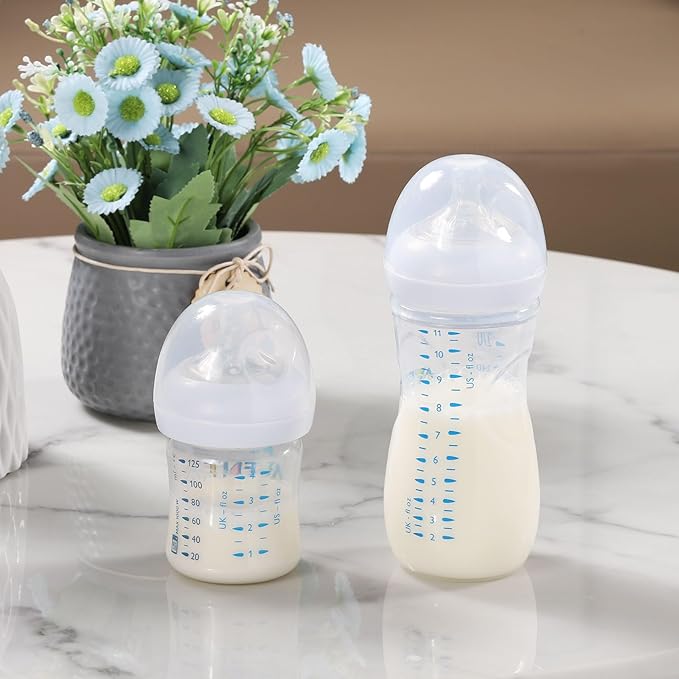 (4 Count) Baby Bottle Lids for Philips Avent Baby Bottles, Compatible with Philips Avent Natural Bottles & Natural Glass Bottles