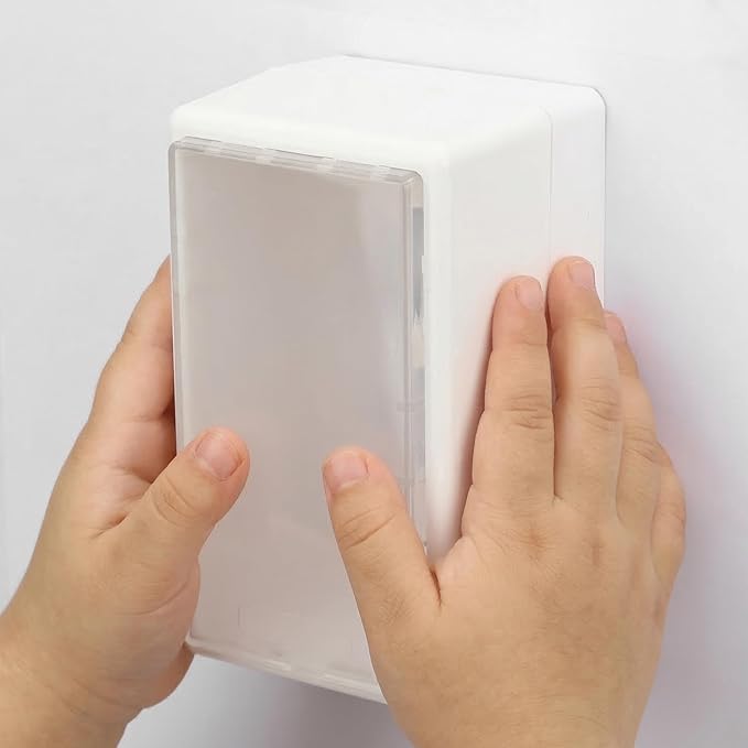 Bates- Baby Safety Outlet Cover Box, Locking Baby Proof Outlet Covers, Locking Plug Covers for Electrical Outlets