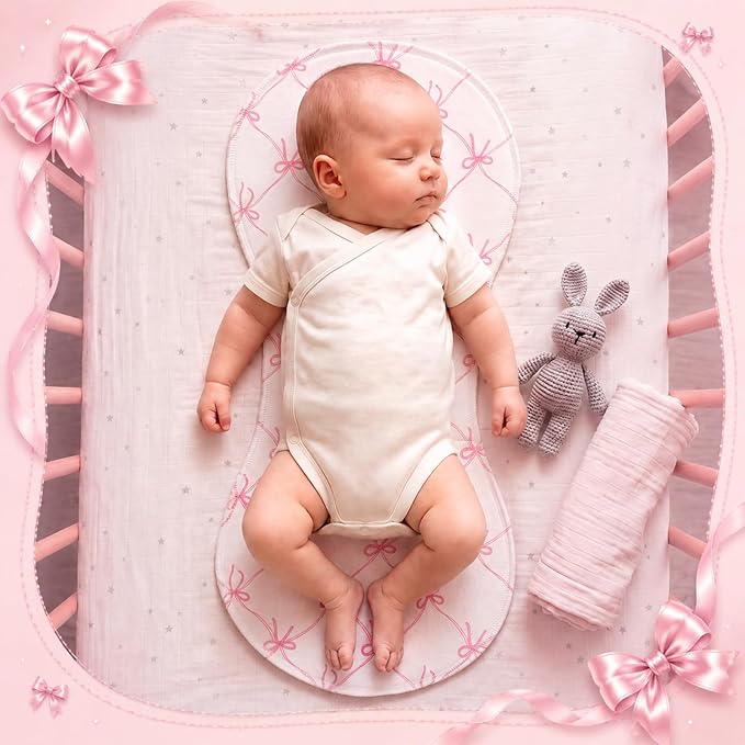 Boao 4 Pcs Mallard Duck Baby Burp Cloths Duck Hunting Soft Plush Newborn Spit up Rags Mallard Burp Cotton Cloths Rag for Boy Girl Newborn Infant Gifts Nursery Decor 20.87 x 9.84 Inches (Bow,Pink)