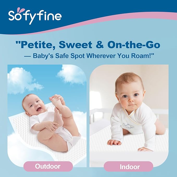 SOFYFINE 100 Count Disposable Changing Pads for Baby 17" x 24"Portable Changing Diaper Liners for Mess Free Travel, Leakproof Incontinence Bed Pads,Waterproof Table Protector Mat, Toddler Pee Pads