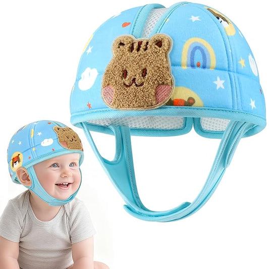 Accmor Baby Head Protector, Baby Safety Helmet for Crawling Walking Running, Cute Infant Headguard Soft Cushion Lightweight Breathable Protective Caps, Anti-Collision Toddler Helmets for 6m-24m Girls