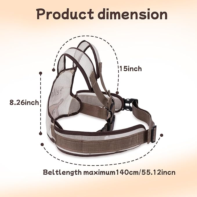 High Chair Straps - Portable Feeding Strap Safety Belt Foldable Booster Harness Belt for Restaurant Shopping Cart Travel
