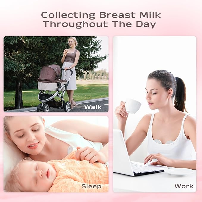 Milk Collectors for Breastfeeding Breast Milk Collector Milk Catcher for Breastfeeding BPA-Free Post Partum Essentials Breast Feeding Essentials (1oz/30ml, 4 Counts)