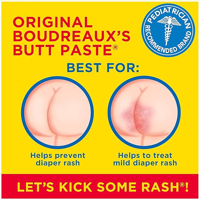 Boudreaux's Boudreaux's Butt Paste, Diaper Rash Ointment, Tube 4 oz (Quantity of 3)