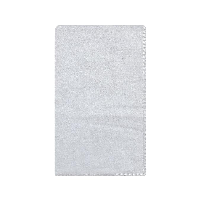 Hudson Baby Unisex Baby Cotton Flannel Burp Cloths, Zoo Animals, One Size
