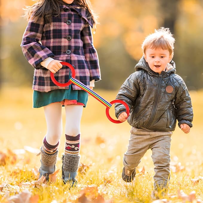 Toddmomy Preschool Walking Rope with Handles Toddler Safety Leash Anti-Lost Line Rope for Kids Daycare Kindergarten Use Extendable Design