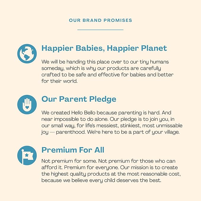 Hello Bello Premium Fragrance-Free Travel Size Baby Wipes, with Chamomile & Aloe Extracts for Sensitive Skin - 1 Resealable Pack = 20 Total Wipes