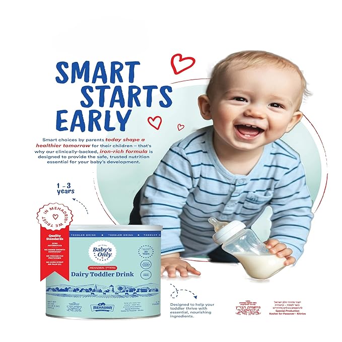 Baby’s Only Toddler Nutritional Drink, Toddler Formula for Kids 1-3 Years, Made with 27 Vitamins & Minerals for Growth & Immune Support, 21 oz – 1 Pack
