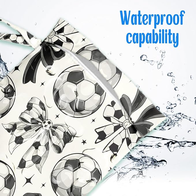 Soccer Wet Dry Wet Bag for Swimsuit Towel Baby Travel Cloth Diapers Beach Gym Toiletries Makeup Storage Bag Summer Vacation Essential Holiday Coquette Soccer Coach Team Gifts Game Day Party