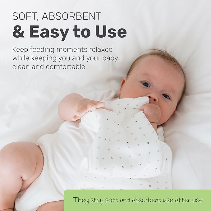 Posh Baby Cotton Burp Cloths, Absorbent, Lightweight, and Gentle Cotton for Mess-Free Moments, Baby Burp Cloths for Boys and Girls An Essential Addition to Every Parent's Diaper Bag