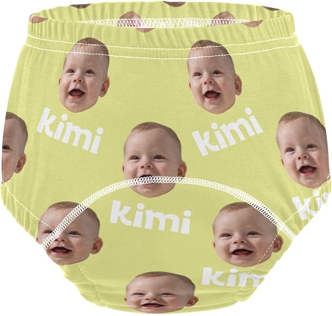 Joko Ivery 1 Bright Yellow Custom Potty Training Pants Traning Potty Panty Unisex for Girls Toddlers Boys 3T 3Pcs