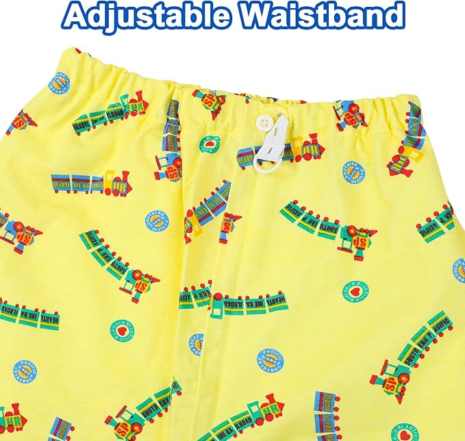 MOEMOE BABY Waterproof Diaper Pants for Potty Training 2 Packs Nighttime Diaper Short for Toddler Boys and Girls