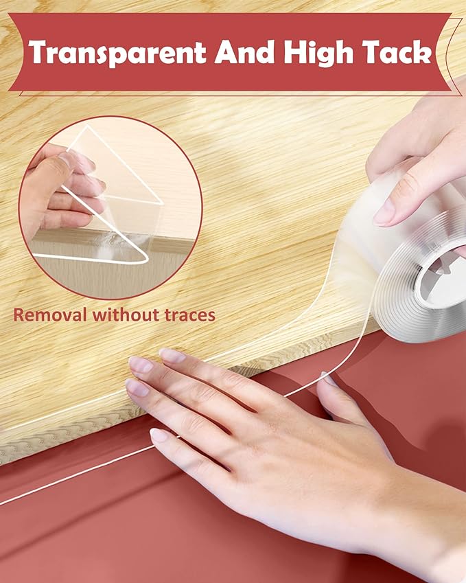 Corner Protectors Baby Proofing, Clear Edge Protector Strip 9.84ft(3M), Soft Corner Protectors for Kids, Baby Child Safety Tables Corner Guards for Furniture Against Sharp Corners for Cabinets, Tables