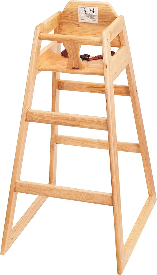 Seating Ready-to-Assemble Restaurant Wood Bar Height High Chair, Baby Highchairs, Durable Dining Feeding Chair with Steps, High Chairs for Babies and Toddlers, Number 04
