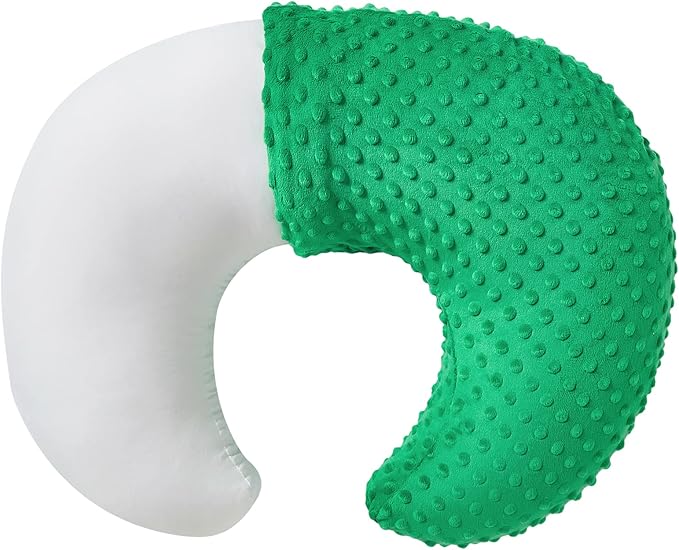 Pillowcase for Nursing Pillow and Positioner for Breastfeeding and Bottle Feeding, Propping Baby, Tummy Time, Baby Sitting Support, Awake-Time Support, Pillow Cover Only (Fern Green)