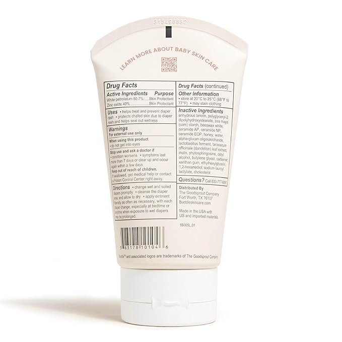 Buddle Rash Rescue & Paddle Pal Kit, 40% Zinc Oxide Ointment with Silicone Spatula Applicator to Protect Baby Bottom, 4 oz
