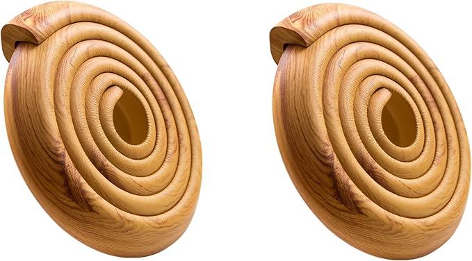 2 Pack I 6.5ft Wood Grain Look Table Edge Protector Corner Guards Child Toddler Bumper Strip Baby Proofing Wooden Furniture Without Color Distractions