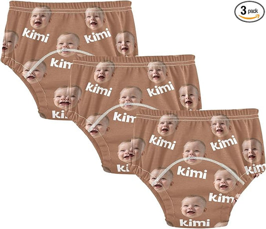 Joko Ivery 1 Terracotta Custom Potty Training Pants Traning Potty Panty Soft for Toddlers Boys Girls 2T 3Pcs