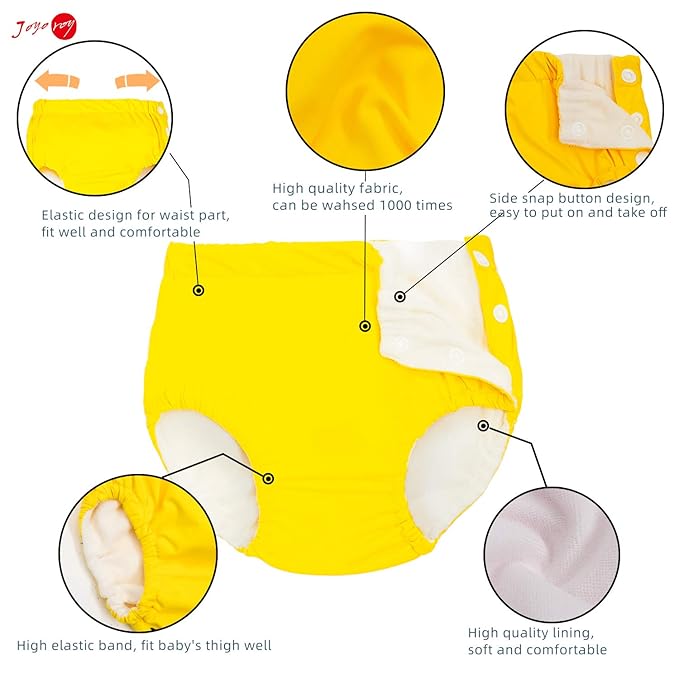Joyo roy Reusable Swim Diapers 2T Reusable Diapers Baby Swimming Diapers Baby Swim Diaper Baby Swim Diaper Reusable Water Diapers Baby Swim Diapers Waterproof Diapers for Swimming Swim Diapers Medium
