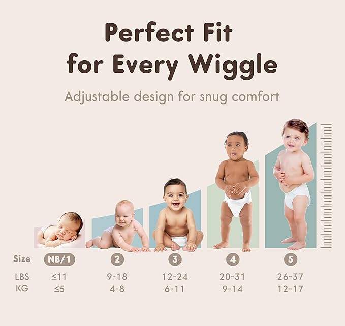 MANEKI Size 2 Diapers, Highly Absorbent Breathable Baby Diapers, Size 2 (9–18 lbs), 66 Count, Hypoallergenic & Fragrance-Free, Day & Night Protection for Sensitive Skin, Packaging May Vary