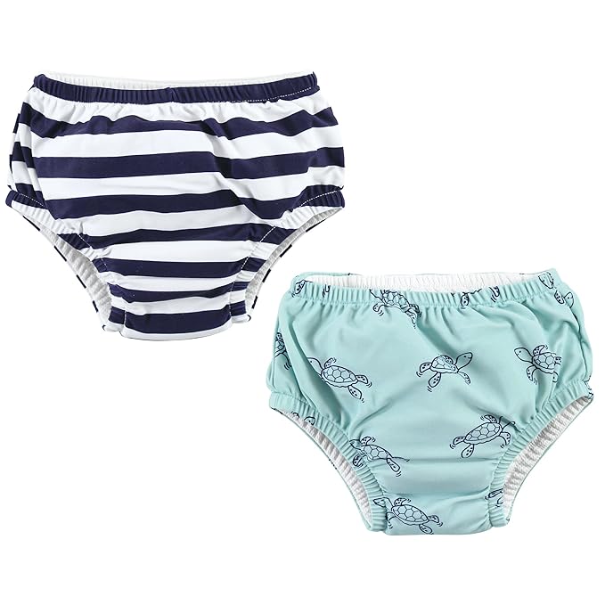 Hudson Baby Unisex Baby Swim Diapers, Sea Turtle, 3 Toddler