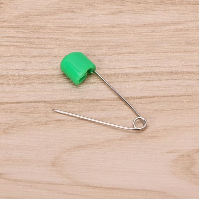 20Pcs Baby Infant Child Cloth Nappy Diaper Pins Safety Locking Holder Colorful Safety Pins Large Heavy Duty