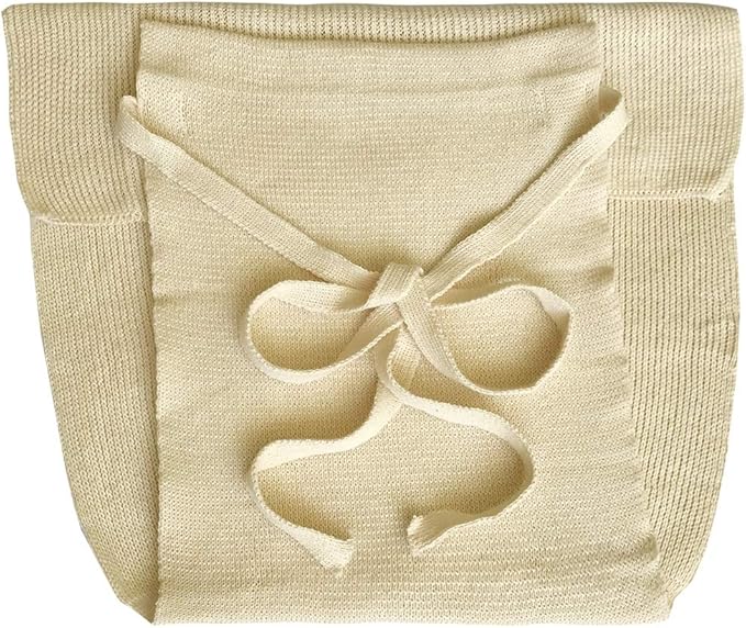 Washable Organic Diapers – Cotton Fitted Cloth Diaper for Baby and Toddler (10-Pack)