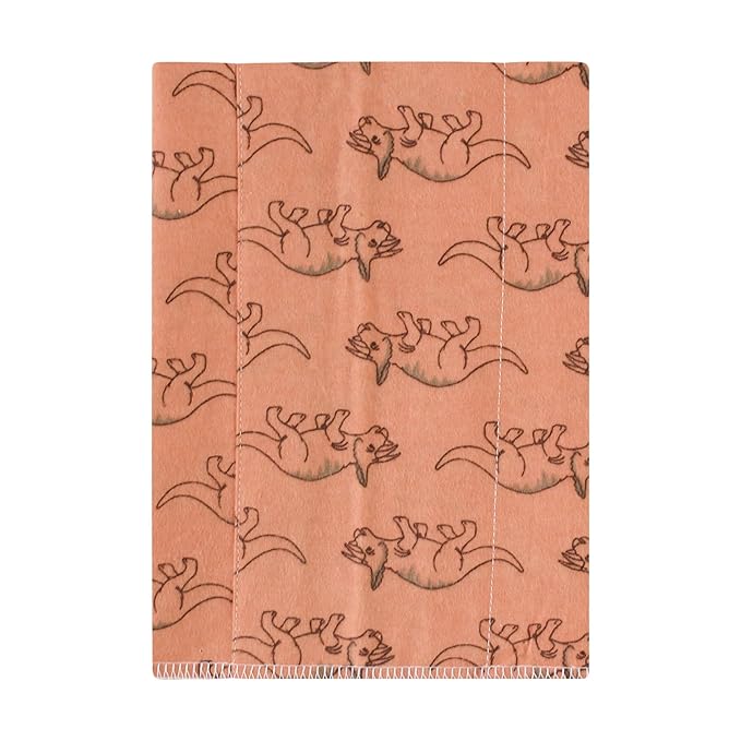 Hudson Baby Unisex Baby Cotton Flannel Burp Cloths, Dinosaur Adventures 7-Pack, One Size
