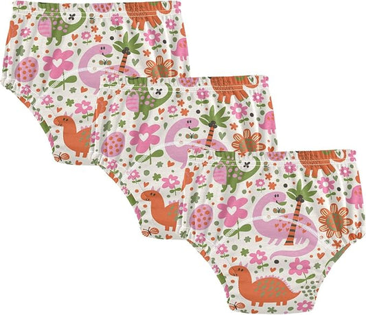Toddler Potty Training Underwear Cotton Absorbent Soft Baby Girl Boy Potty Training Pant 2t-5t