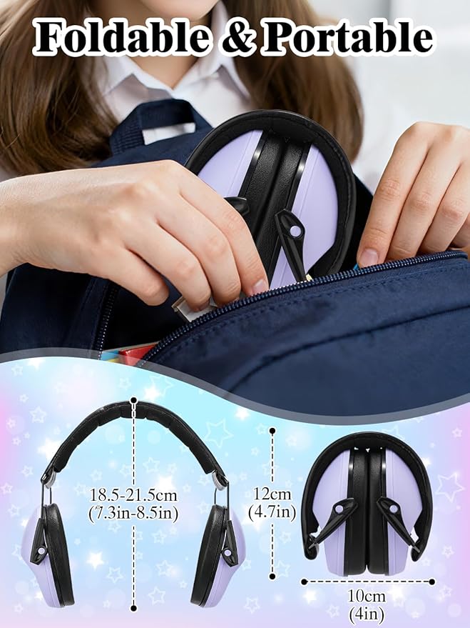 sundee Kids Noise Cancelling Headphones Ear Muffs for Noise Reduction Hearing Protection for Autism Chirldren