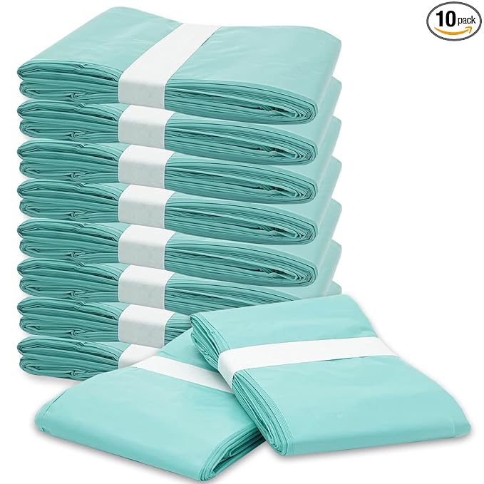 Diaper Pail Liner Refills Bags Compatible with Janibell Akord 330 Series Adult Diaper System, Green, Lightly Scented, 10 Count