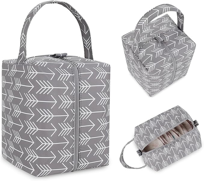 MOMIGO Wet Dry Bags for Baby Cloth Diapers - Waterproof Pod Hanging Diaper Bag Reusable, Washable for Baby Stroller, Diaper Bag, Breast Pump Parts, Travel Bag