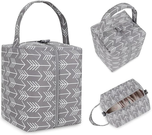 MOMIGO Wet Dry Bags for Baby Cloth Diapers - Waterproof Pod Hanging Diaper Bag Reusable, Washable for Baby Stroller, Diaper Bag, Breast Pump Parts, Travel Bag