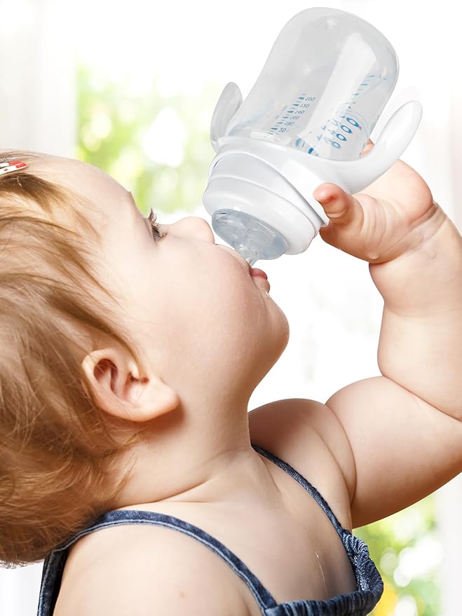 Sippy Straw Cup Soft Conversion Kit for Philips Avent Anti-Colic Baby Bottle, Toddler Transition Kit with Silicone Sippy Spout Nipple, Weighted Straw, Bottle Handle, Cleaning Brush, 3-Pack
