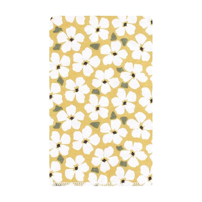 Hudson Baby Unisex Baby Flannel Burp Cloth 10pk, Sage Floral, One Size