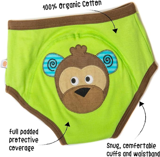 ZOOCCHINI boys Organic Cotton Potty Training Underwear